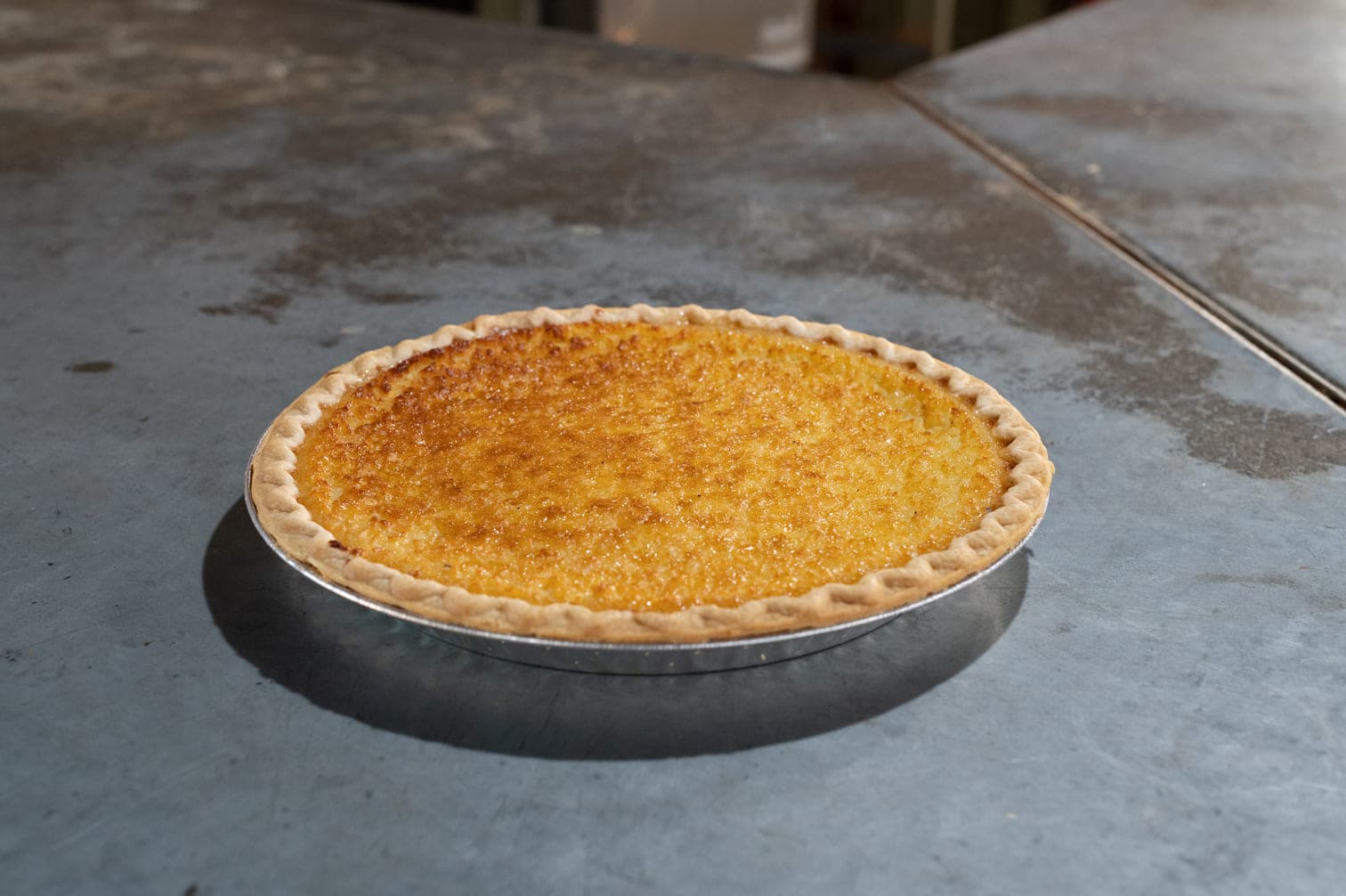 Whole buttermilk pie
