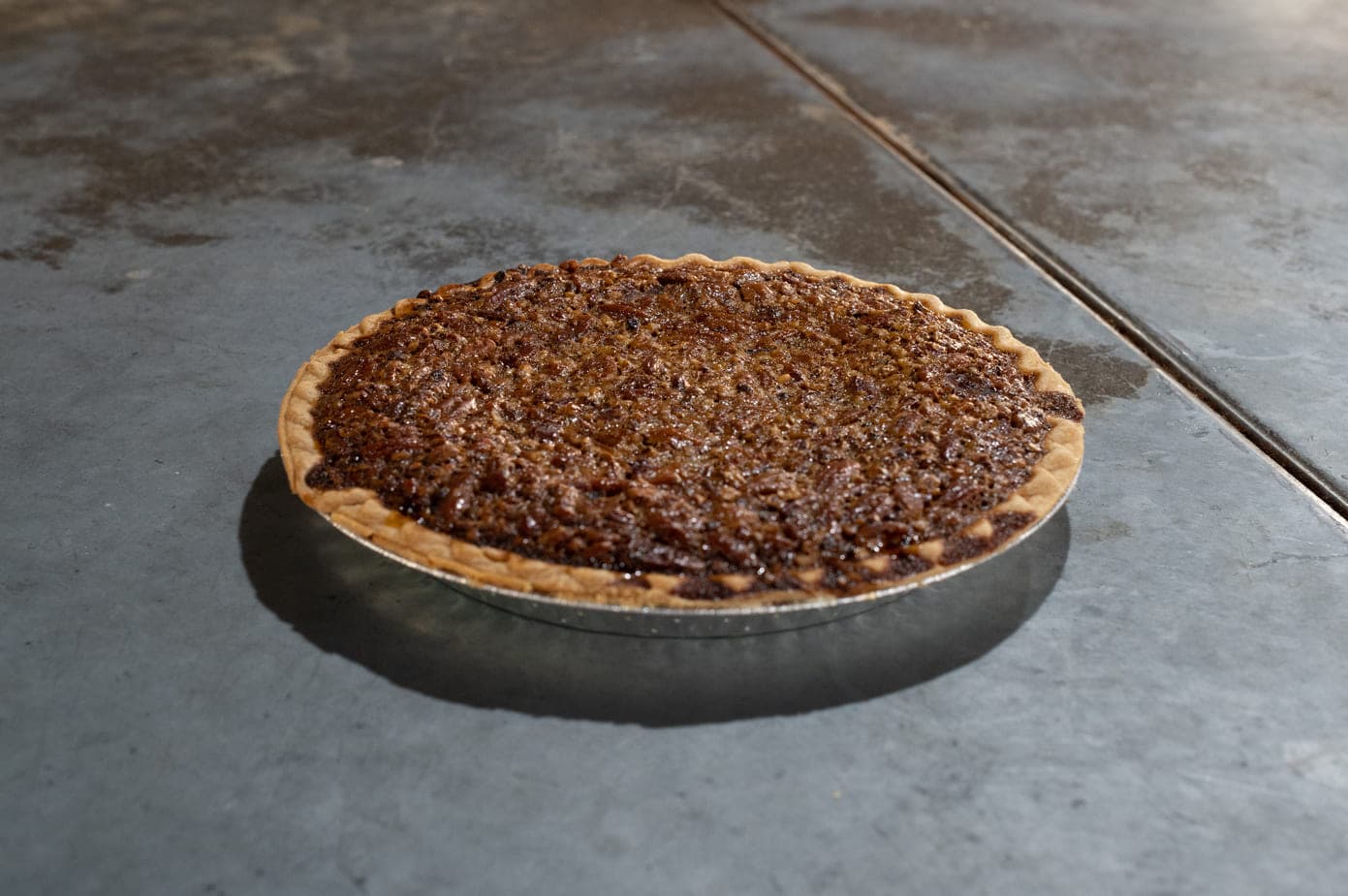 Whole pecan pie