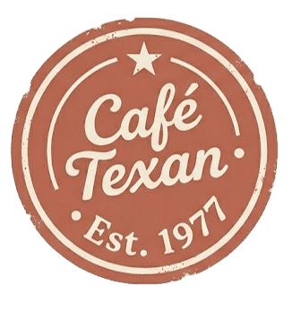 Café Texan timeline marker, 1977