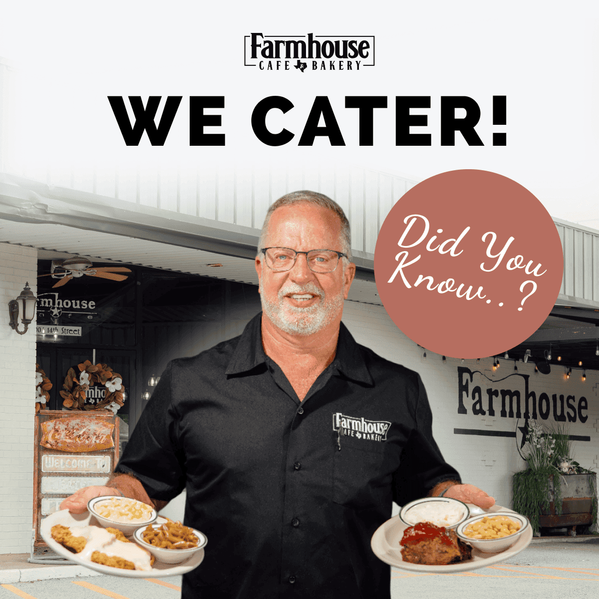Brian Koerselman — Farmhouse Cafe caters your event in Huntsville, TX
