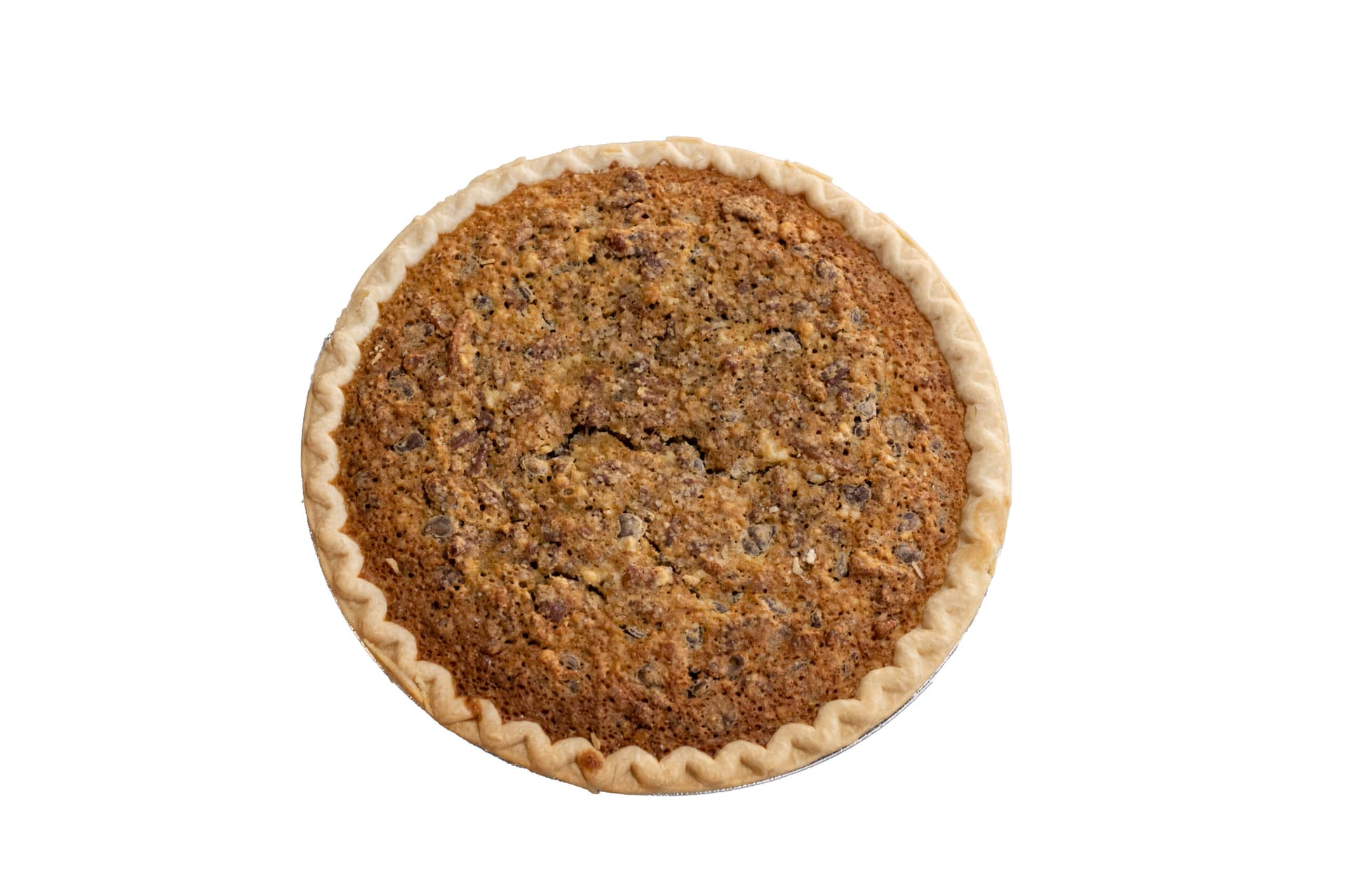 Whole homemade Pecan Chocolate Chip pie